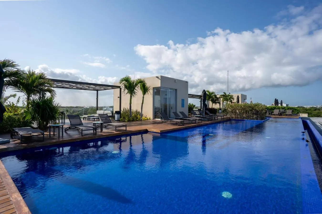 3Br Luxury Condo W/ Private Rooftop Pool & Gym 普拉亚卡门